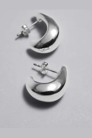 & OTHER STORIES Curved Earrings