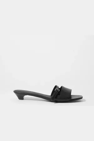 & OTHER STORIES Buckle-Embellished Leather Mules
