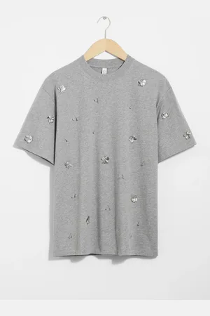 & OTHER STORIES Floral-Appliqu?? T-Shirt