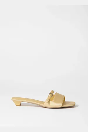 & OTHER STORIES Buckle-Embellished Leather Mules