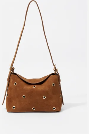 & OTHER STORIES Small Eyelet-Embellished Suede Bag