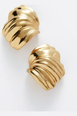 & OTHER STORIES Curved Shell Earrings