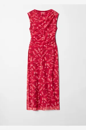 & OTHER STORIES Draped Sleeveless Midi Dress