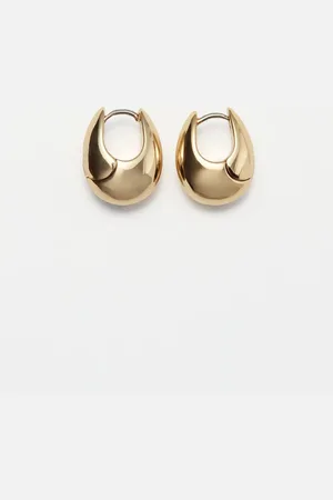 & OTHER STORIES Oval Bell Hoops