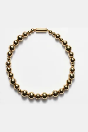 & OTHER STORIES Asymmetrical Beaded Necklace