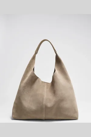 & OTHER STORIES Classic Suede Tote Bag