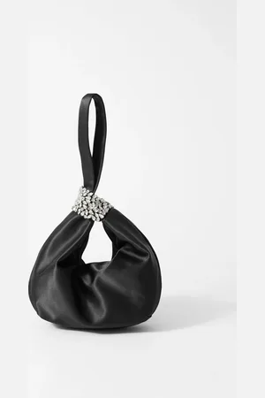 & OTHER STORIES Crystal-Embellished Satin Pouch