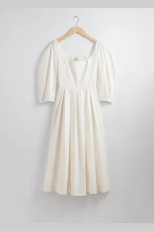 & OTHER STORIES Pleated Midi Dress