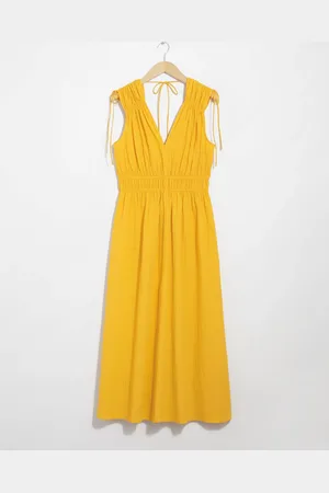 & OTHER STORIES Tie-Detailed Midi Dress