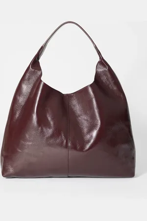 & OTHER STORIES Large Patent-Leather Tote Bag