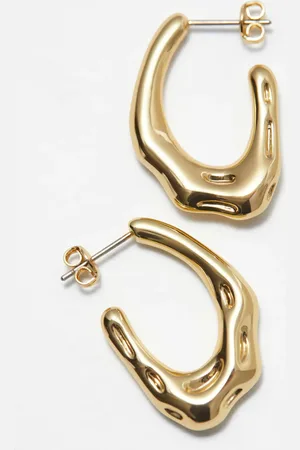 & OTHER STORIES Wavy Hoop Earrings