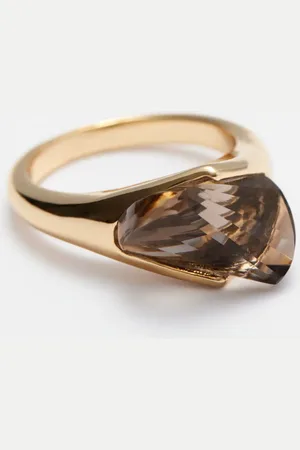& OTHER STORIES Asymmetrical Crystal Ring