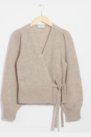 & OTHER STORIES Mohair-Blend Knitted Wrap Cardigan
