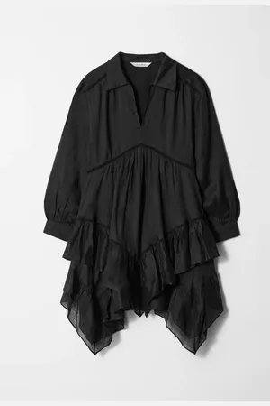 & OTHER STORIES Ruffle Ramie Mini Dress