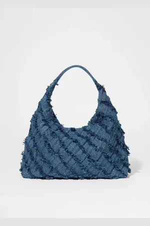 & OTHER STORIES Braided Denim Tote Bag