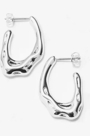 & OTHER STORIES Wavy Hoop Earrings
