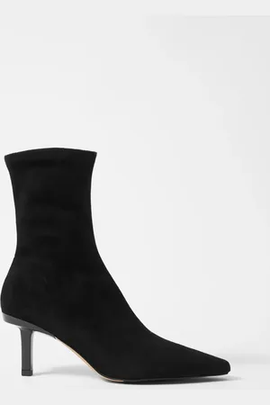 & OTHER STORIES Stretch-Leather Ankle Boots