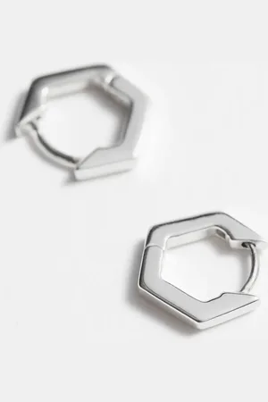 & OTHER STORIES Hexagon Hoop Earrings