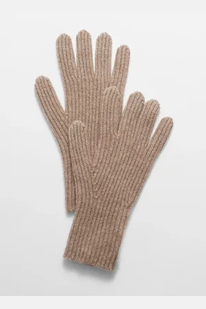 & OTHER STORIES Ribbed Cashmere Gloves