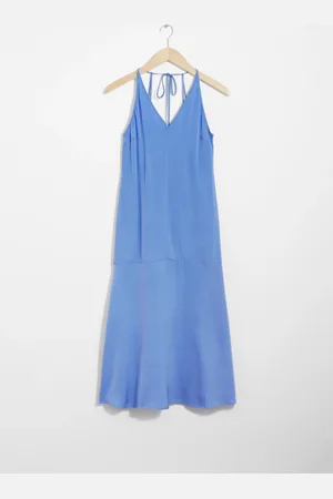 & OTHER STORIES Halterneck Midi Dress
