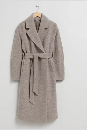 & OTHER STORIES Voluminous Belted Wool Coat