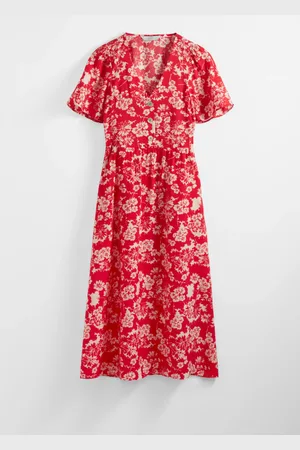 & OTHER STORIES Flutter-Sleeve Midi Dress