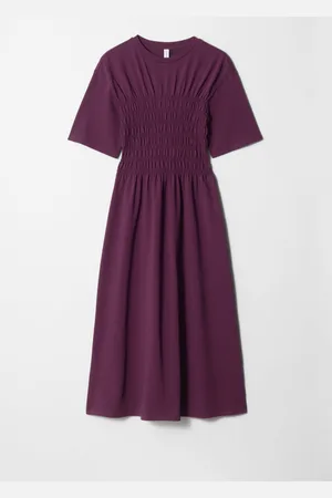 & OTHER STORIES Smocked Midi Dress