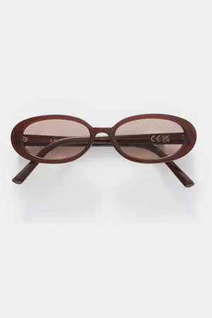& OTHER STORIES Slim Oval-Frame Sunglasses
