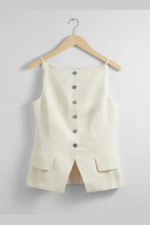 & OTHER STORIES Tailored Strappy Waistcoat