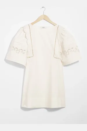 & OTHER STORIES Scalloped Mini Dress