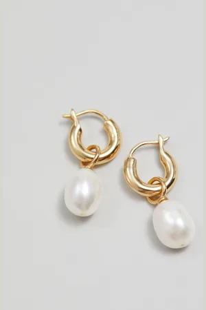 & OTHER STORIES Freshwater Pearl Hoops