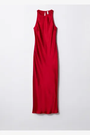& OTHER STORIES Sleeveless Satin Midi Dress