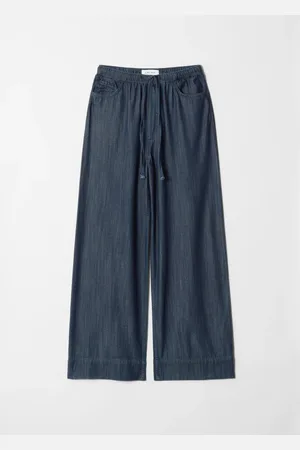 & OTHER STORIES Wide-Leg Drawstring Jeans