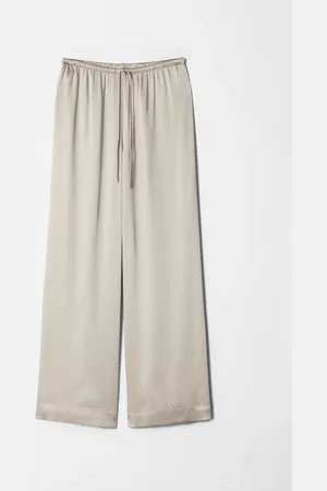 & OTHER STORIES Drawstring Satin Trousers