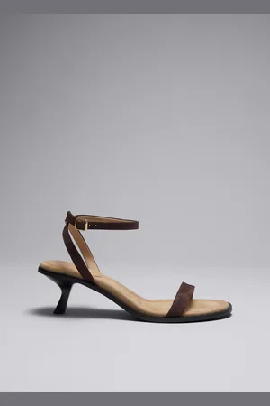& OTHER STORIES Kitten Heel Leather Sandals