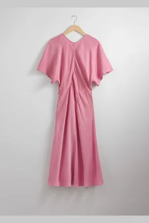 & OTHER STORIES Satin Midi Dress