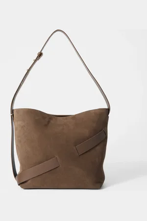 & OTHER STORIES Suede Bucket Bag