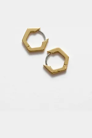 & OTHER STORIES Hexagon Hoop Earrings