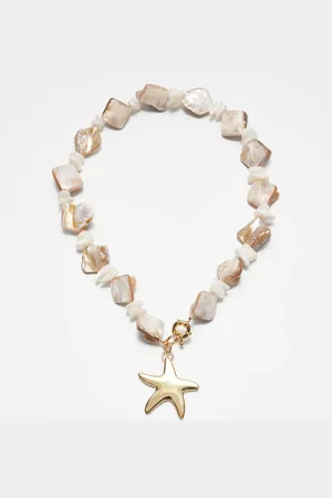 & OTHER STORIES Seashell Pendant Necklace