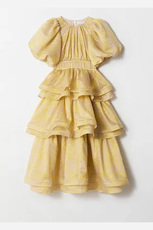 & OTHER STORIES Tiered Puff-Sleeve Maxi Dress