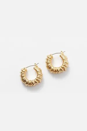 & OTHER STORIES Irregular Hoop Earrings