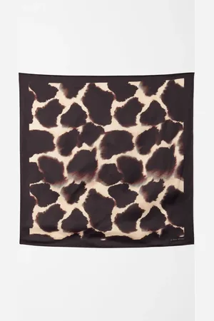 & OTHER STORIES Cow-Print Square Scarf