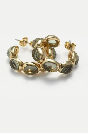 & OTHER STORIES Vibrant Crystal Hoops