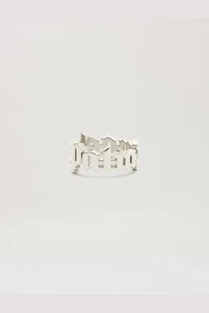 Palm Angels Engraved Logo Ring Man
