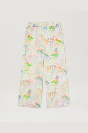 Palm Angels All Over Palm Print Pants Kids