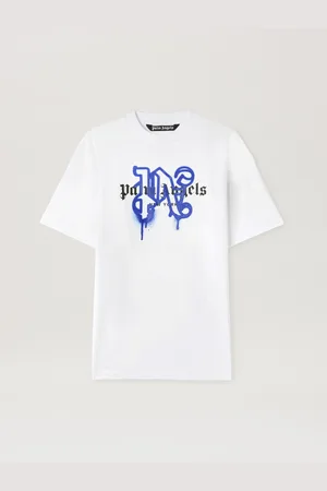 Palm Angels Monogram Spray City T-shirt New York Man