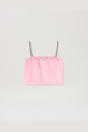 Palm Angels Track Straps Satin Top Kids