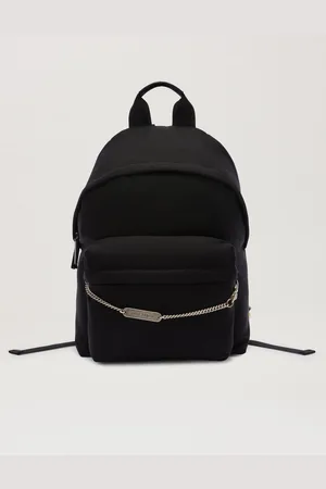 Palm Angels Metallic Logo Plate Backpack Man