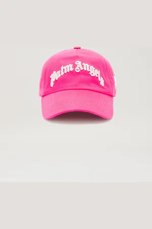 Palm Angels Embroidered Curved Logo Baseball Cap Man