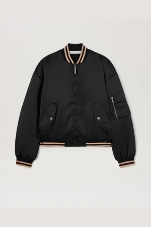 Palm Angels Curved Logo Bomber Woman